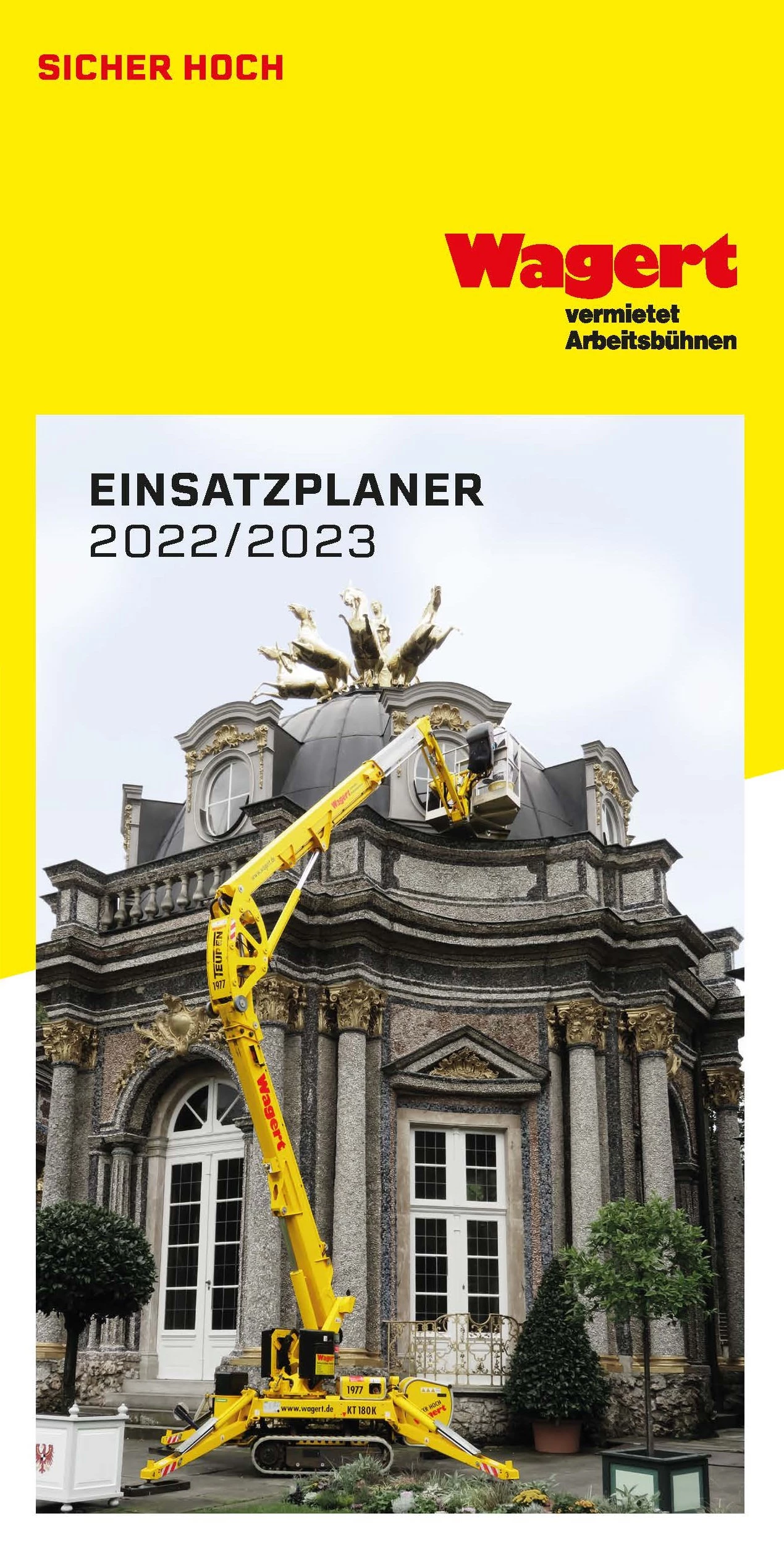 Titelseite des Einsatzplaners 2022/2023